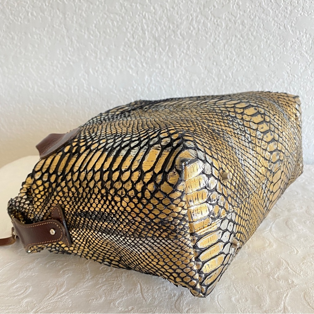 Pauric Sweeney Gold Python Bag - image 5